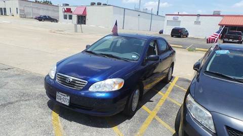 2006 Toyota Corolla for sale at DFW AUTO FINANCING LLC in Dallas TX