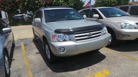 2002 Toyota Highlander for sale at DFW AUTO FINANCING LLC in Dallas TX