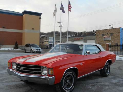 1972 Chevrolet Chevelle for sale at BROADWAY MOTORCARS INC in Mc Kees Rocks PA