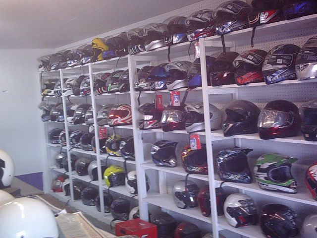 FULMER HELMETS / and GLOVES varied for sale at Cycle M in Machesney Park IL