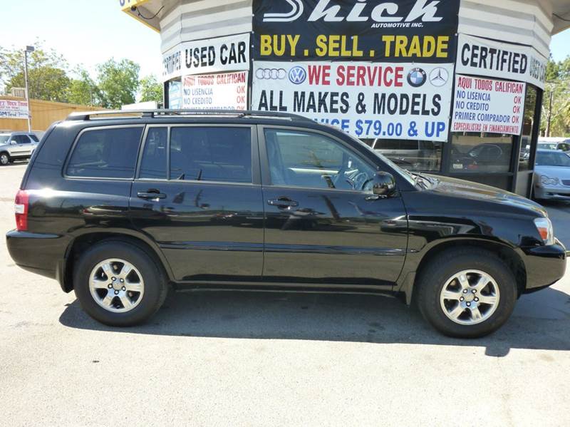 2005 Toyota Highlander for sale at Shick Automotive Inc in North Hills CA