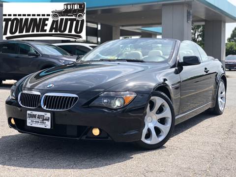 2007 BMW 6 Series for sale at TOWNE AUTO BROKERS in Virginia Beach VA