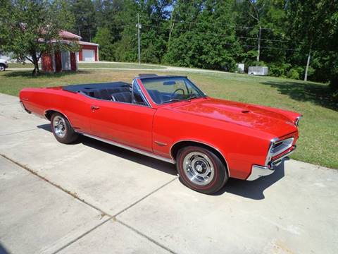 1966 Pontiac GTO for sale at CAROLINA CLASSIC AUTOS in Fort Lawn SC