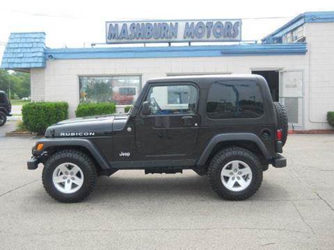 2004 Jeep Wrangler for sale at Mashburn Motors in Saint Clair MI