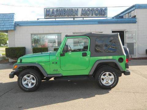 2005 Jeep Wrangler for sale at Mashburn Motors in Saint Clair MI