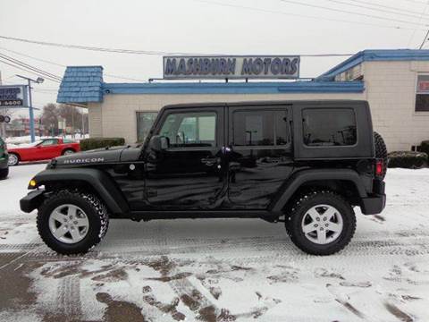 2010 Jeep Wrangler Unlimited for sale at Mashburn Motors in Saint Clair MI