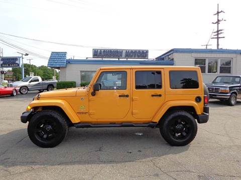 2012 Jeep Wrangler Unlimited for sale at Mashburn Motors in Saint Clair MI