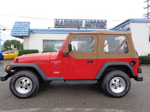 1997 Jeep Wrangler for sale at Mashburn Motors in Saint Clair MI