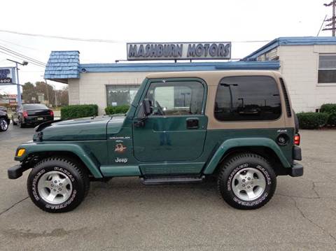 2000 Jeep Wrangler for sale at Mashburn Motors in Saint Clair MI
