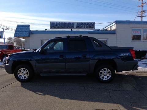 2002 Chevrolet Avalanche for sale at Mashburn Motors in Saint Clair MI