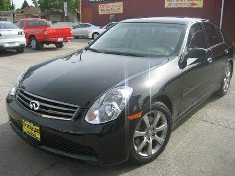 2006 Infiniti G35 for sale at CITY MOTOR SALES in San Francisco CA