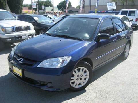 2005 Honda Civic for sale at CITY MOTOR SALES in San Francisco CA