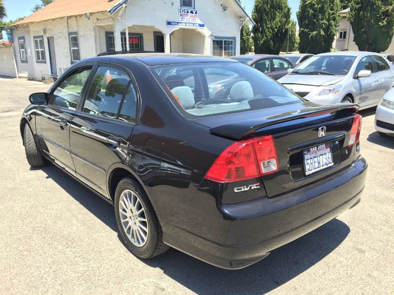 2005 honda civic ex special edition 4dr sedan in san francisco ca city motor sales 2005 honda civic ex special edition 4dr