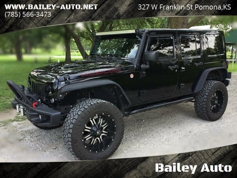 2015 Jeep Wrangler Unlimited for sale at Bailey Auto in Pomona KS