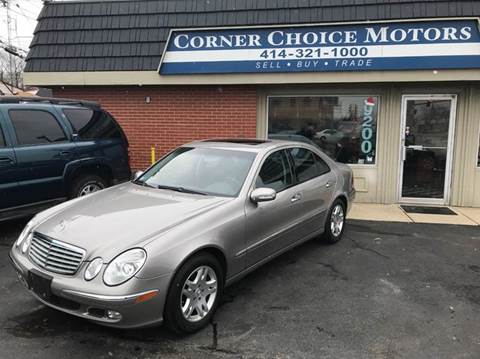 2005 Mercedes-Benz E-Class for sale at Corner Choice Motors in West Allis WI