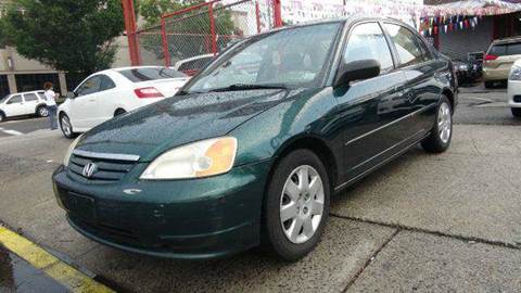 2001 Honda Civic for sale at TJ AUTO in Brooklyn NY