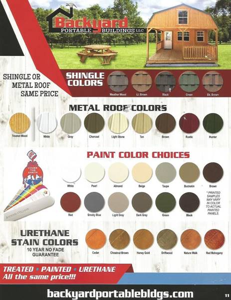 2021 Backyard portable building Cabins / utility