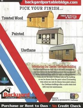 2021 Backyard portable building Cabins / utility