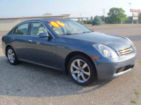 2006 Infiniti G35 for sale at Country Side Car Sales in Elk River MN