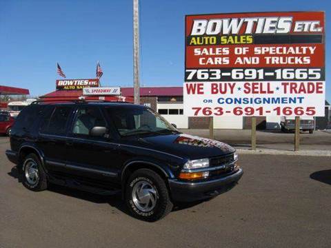 1999 Chevrolet Blazer for sale at Bowties ETC INC in Cambridge MN
