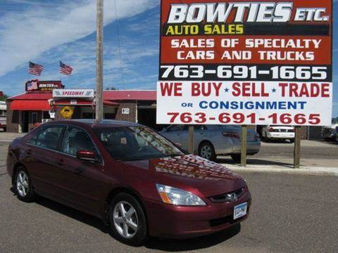 2003 Honda Accord for sale at Bowties ETC INC in Cambridge MN