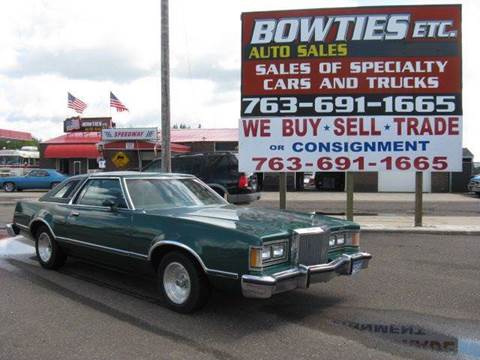1979 Mercury Cougar for sale at Bowties ETC INC in Cambridge MN