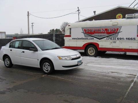 2003 Saturn Ion for sale at Bowties ETC INC in Cambridge MN