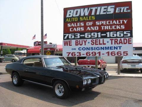 1970 Pontiac GTO for sale at Bowties ETC INC in Cambridge MN