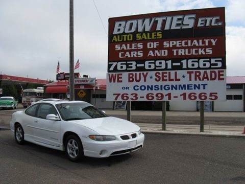 1999 Pontiac Grand Prix for sale at Bowties ETC INC in Cambridge MN