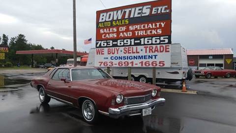 1973 Chevrolet Monte Carlo for sale at Bowties ETC INC in Cambridge MN