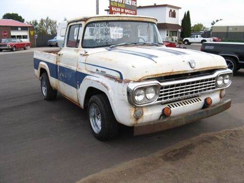 1958 Ford F-100 for sale at Bowties ETC INC in Cambridge MN