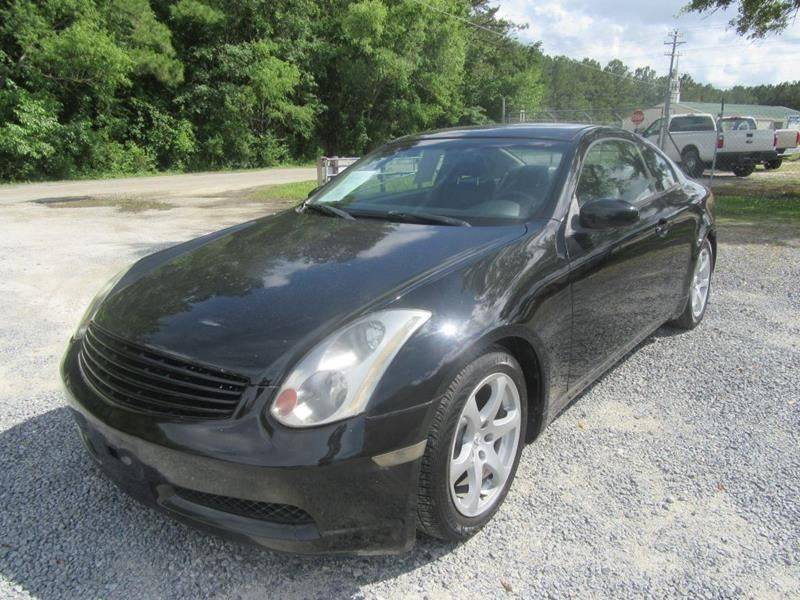 2003 Infiniti G35 for sale at Special Finance of Charleston LLC in Moncks Corner SC
