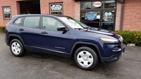 2014 Jeep Cherokee for sale at R C Motors in Lunenburg MA
