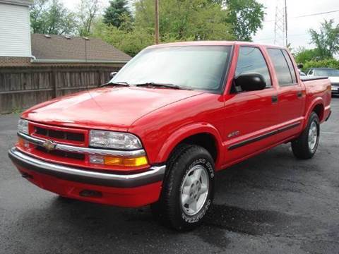 2002 Chevrolet S-10 for sale at Tonys Pre Owned Auto Sales in Kokomo IN
