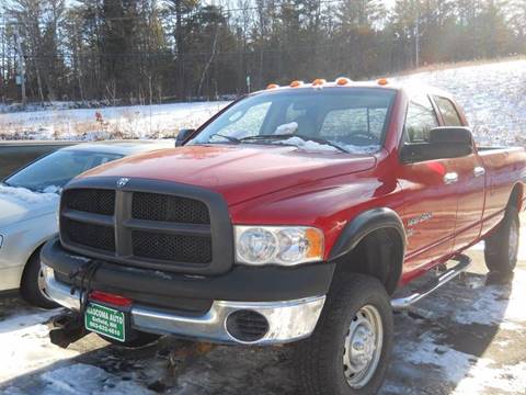 2003 Dodge Ram Pickup 2500 for sale at Mascoma Auto INC in Canaan NH