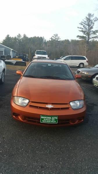 2004 Chevrolet Cavalier for sale at Mascoma Auto INC in Canaan NH