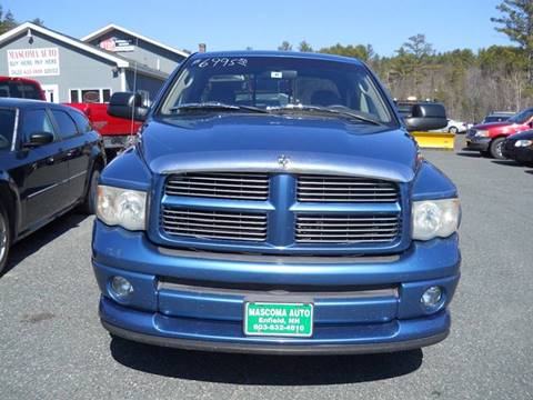 2002 Dodge Ram Pickup 1500 for sale at Mascoma Auto INC in Canaan NH