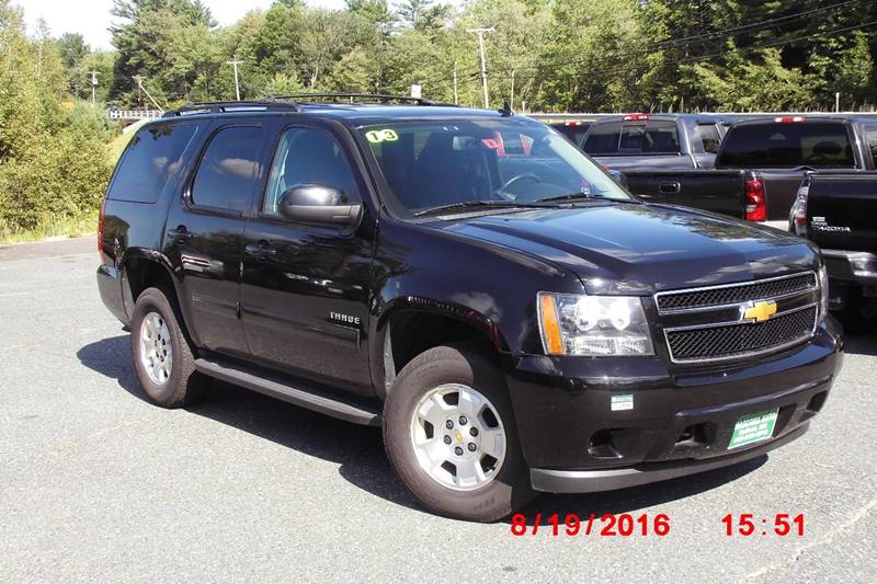2013 Chevrolet Tahoe for sale at Mascoma Auto INC in Canaan NH
