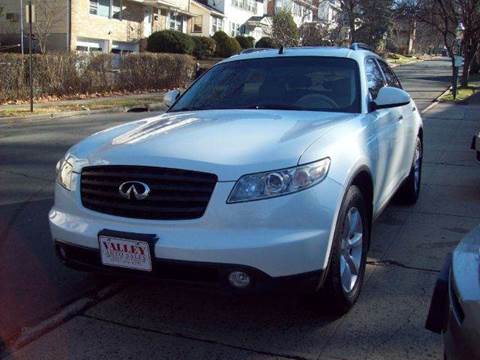 2005 Infiniti FX35 for sale at Valley Auto Sales in South Orange NJ