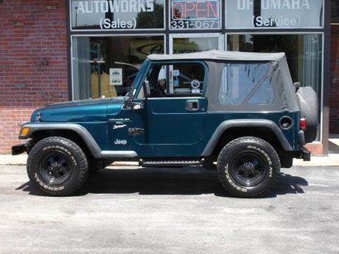 1998 Jeep Wrangler for sale at AUTOWORKS OF OMAHA INC in Omaha NE