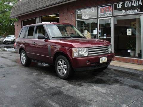 2004 Land Rover Range Rover for sale at AUTOWORKS OF OMAHA INC in Omaha NE