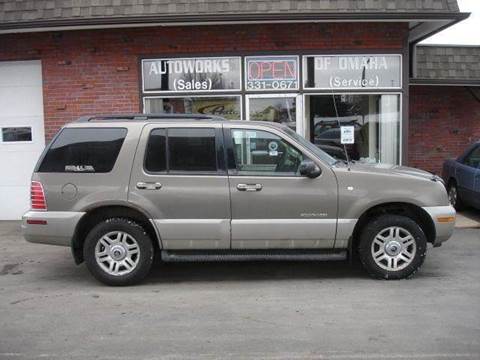 2002 Mercury Mountaineer for sale at AUTOWORKS OF OMAHA INC in Omaha NE