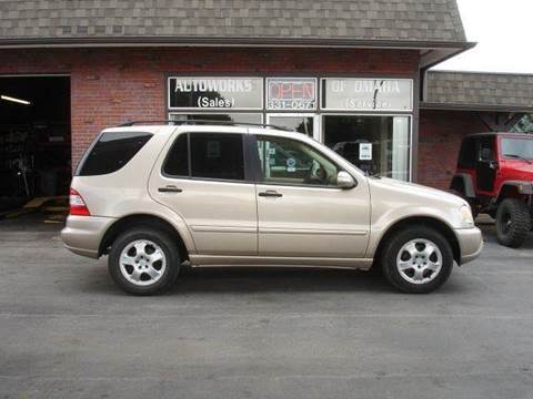 2002 Mercedes-Benz M-Class for sale at AUTOWORKS OF OMAHA INC in Omaha NE