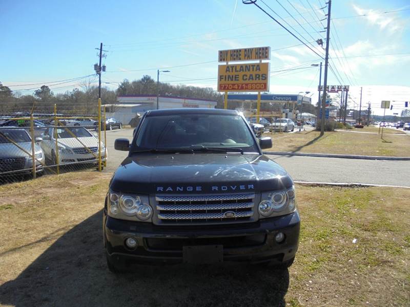 2009 Land Rover Range Rover Sport for sale at Atlanta Fine Cars in Jonesboro GA