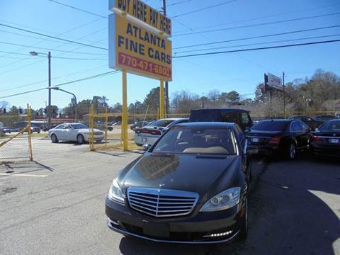 2012 Mercedes-Benz S-Class for sale at Atlanta Fine Cars in Jonesboro GA