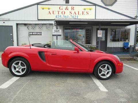 2000 Toyota MR2 Spyder for sale at G&R Auto Sales in Lynnwood WA