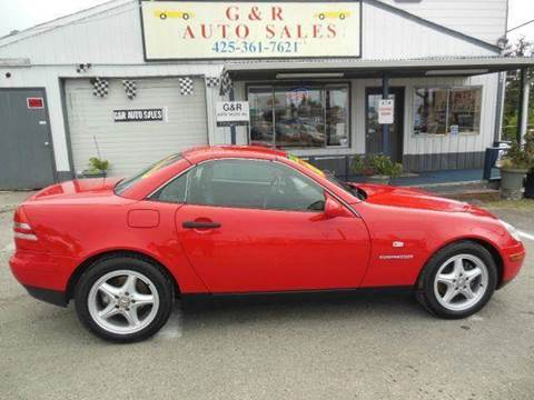2000 Mercedes-Benz SLK-Class for sale at G&R Auto Sales in Lynnwood WA