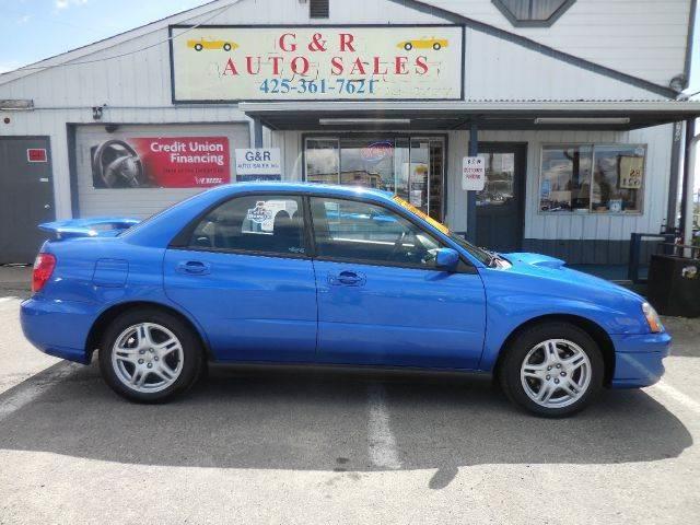2004 Subaru Impreza for sale at G&R Auto Sales in Lynnwood WA