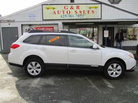 2010 Subaru Outback for sale at G&R Auto Sales in Lynnwood WA