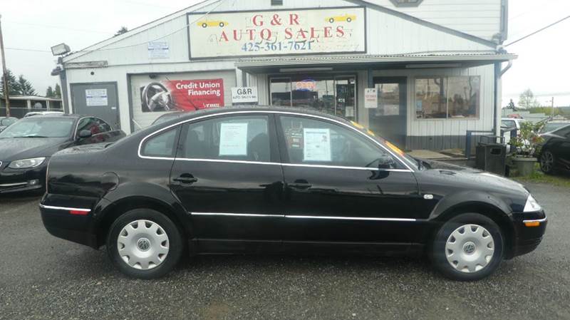 2001 Volkswagen Passat for sale at G&R Auto Sales in Lynnwood WA